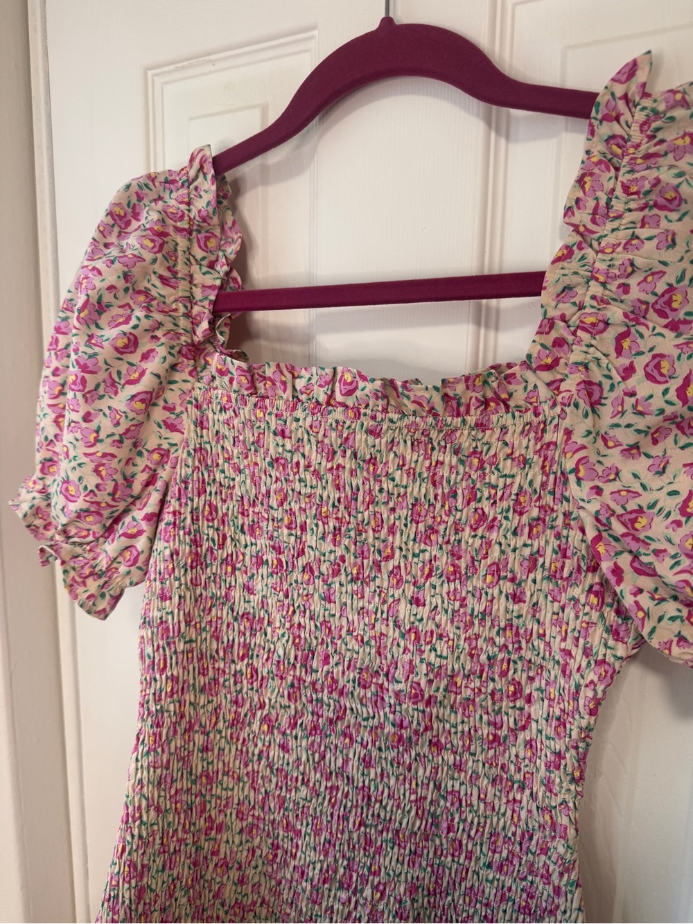 Pretty garden Dress Pink Flora - Picture 3 of 5